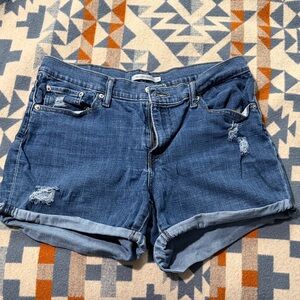 Levi's Classic Blue Jean Shorts